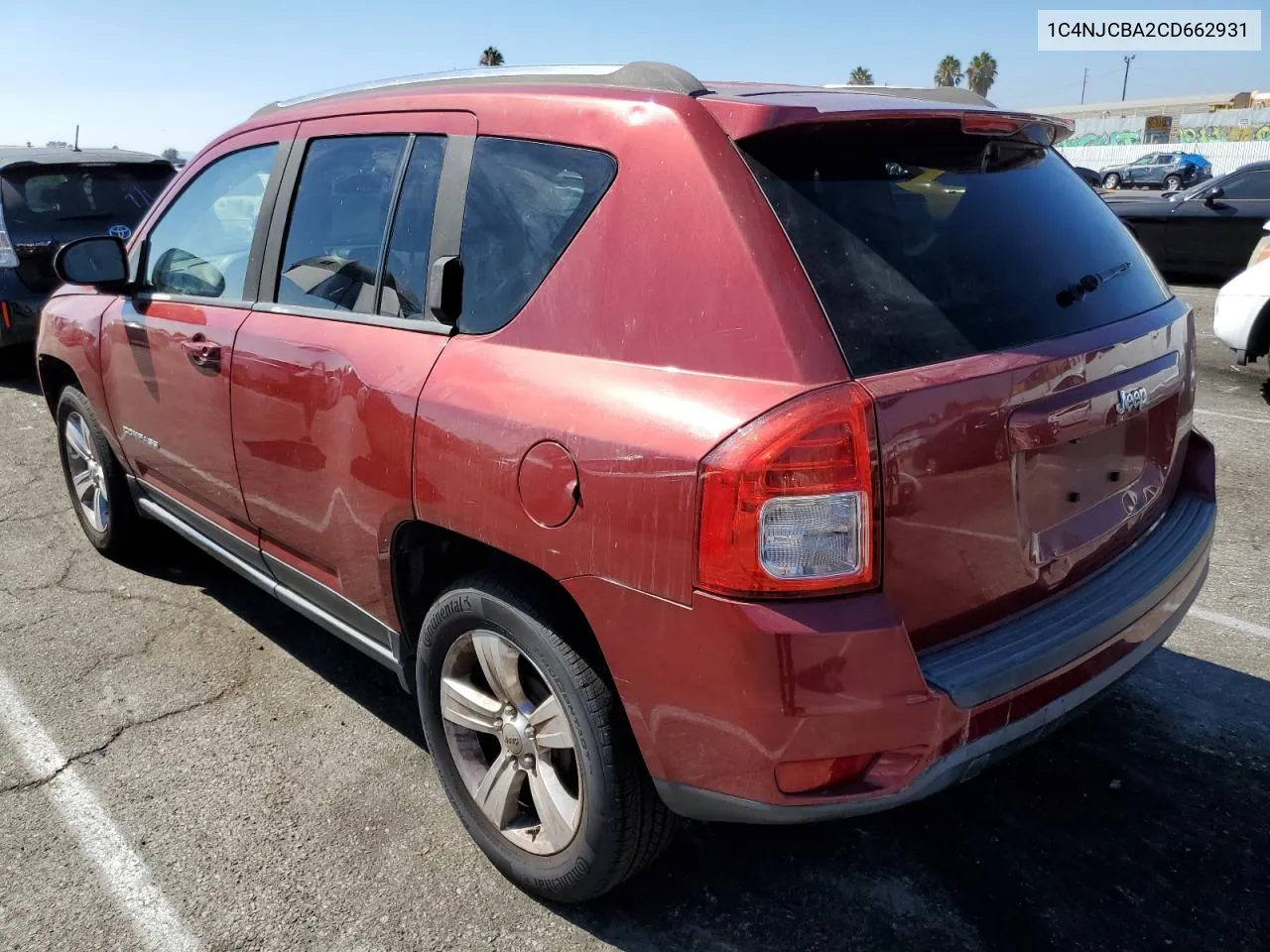 2012 Jeep Compass Sport VIN: 1C4NJCBA2CD662931 Lot: 68953274