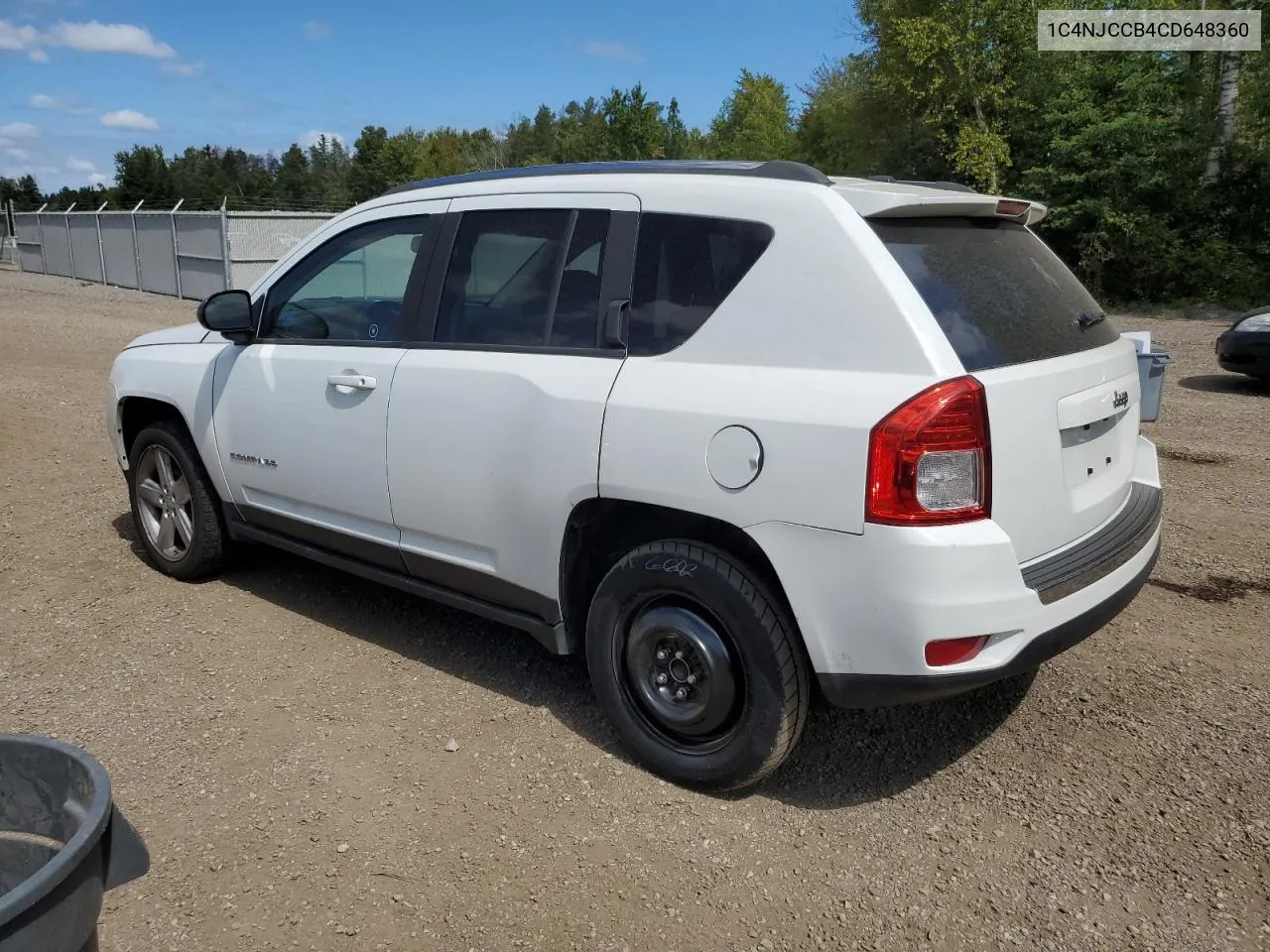 2012 Jeep Compass Limited VIN: 1C4NJCCB4CD648360 Lot: 69533994