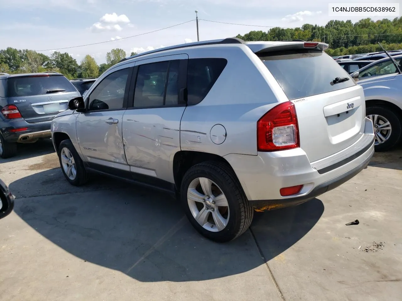 2012 Jeep Compass Sport VIN: 1C4NJDBB5CD638962 Lot: 69935794