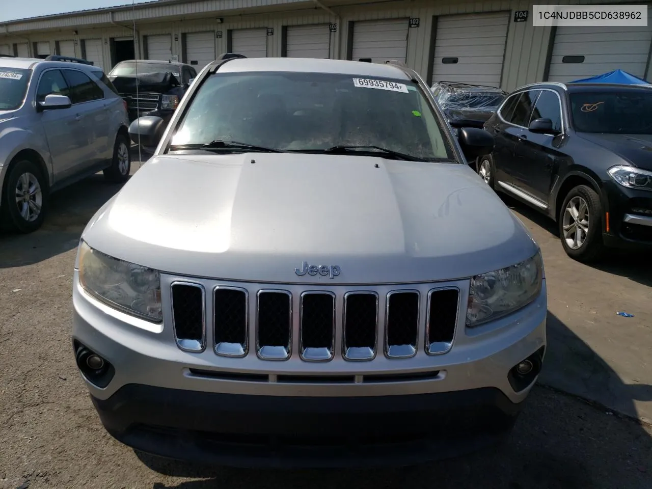 2012 Jeep Compass Sport VIN: 1C4NJDBB5CD638962 Lot: 69935794