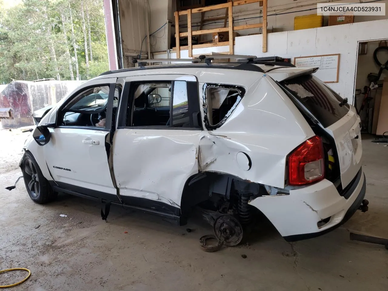 2012 Jeep Compass Latitude VIN: 1C4NJCEA4CD523931 Lot: 69959614