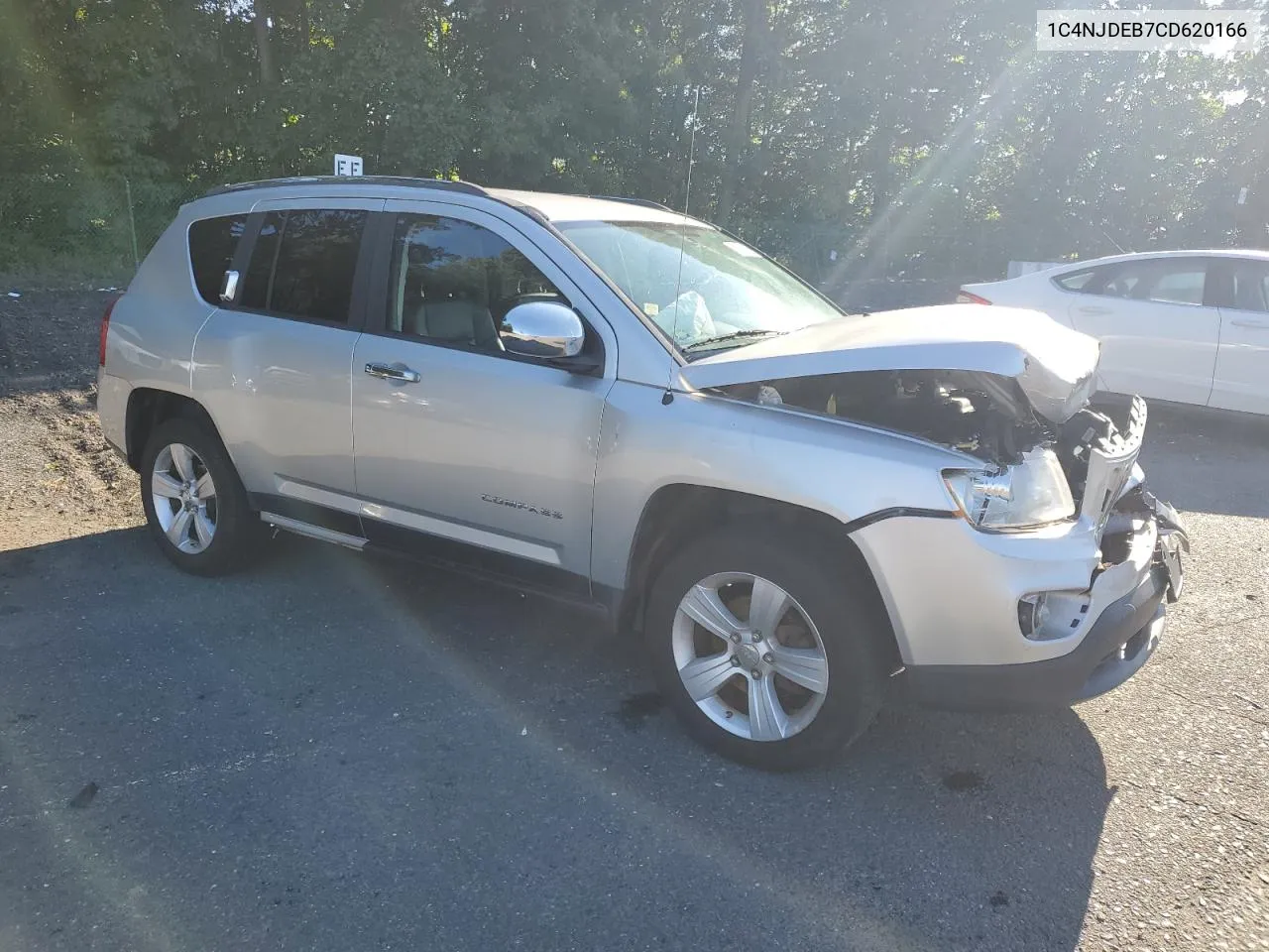 2012 Jeep Compass Latitude VIN: 1C4NJDEB7CD620166 Lot: 70650074