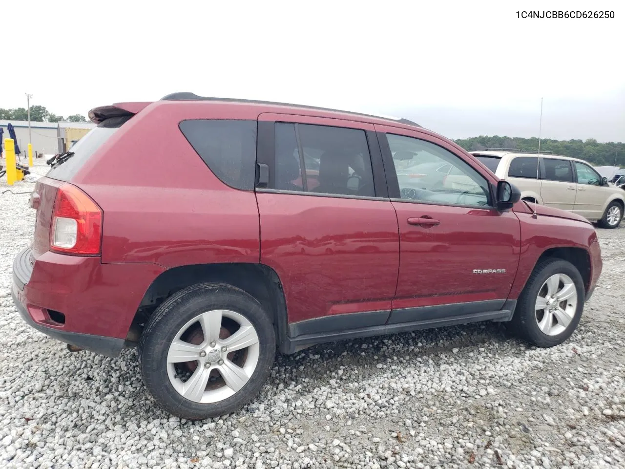 1C4NJCBB6CD626250 2012 Jeep Compass Sport