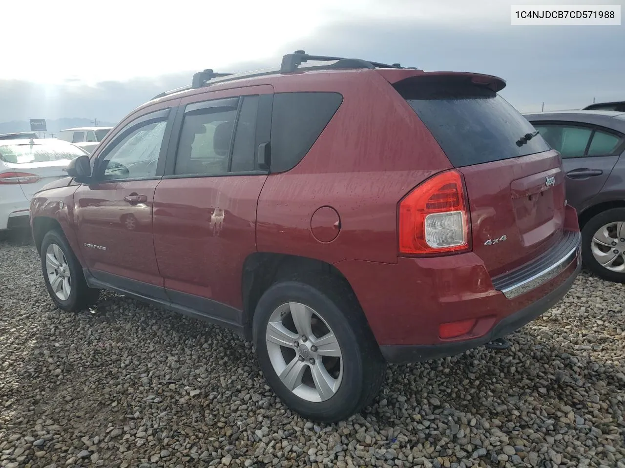 2012 Jeep Compass Limited VIN: 1C4NJDCB7CD571988 Lot: 72193944