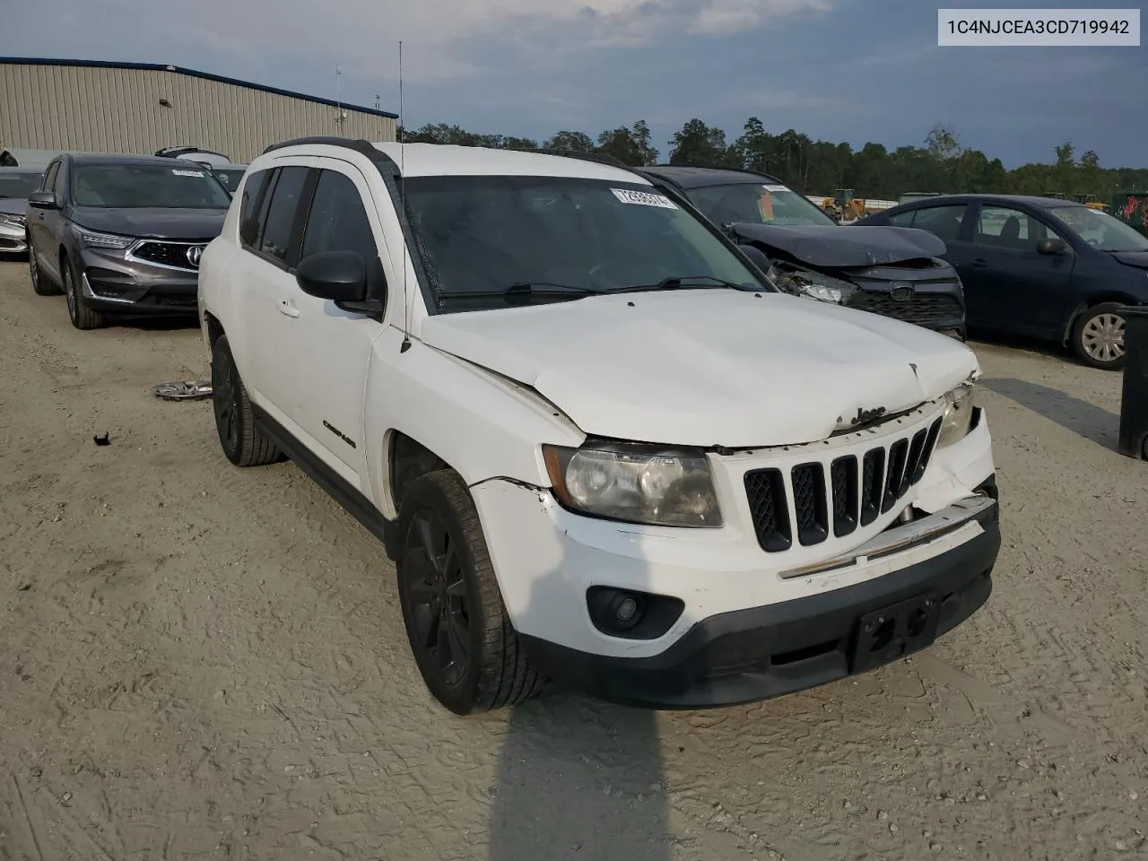 2012 Jeep Compass Latitude VIN: 1C4NJCEA3CD719942 Lot: 72936374