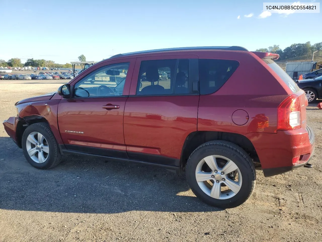 2012 Jeep Compass Sport VIN: 1C4NJDBB5CD554821 Lot: 73102214