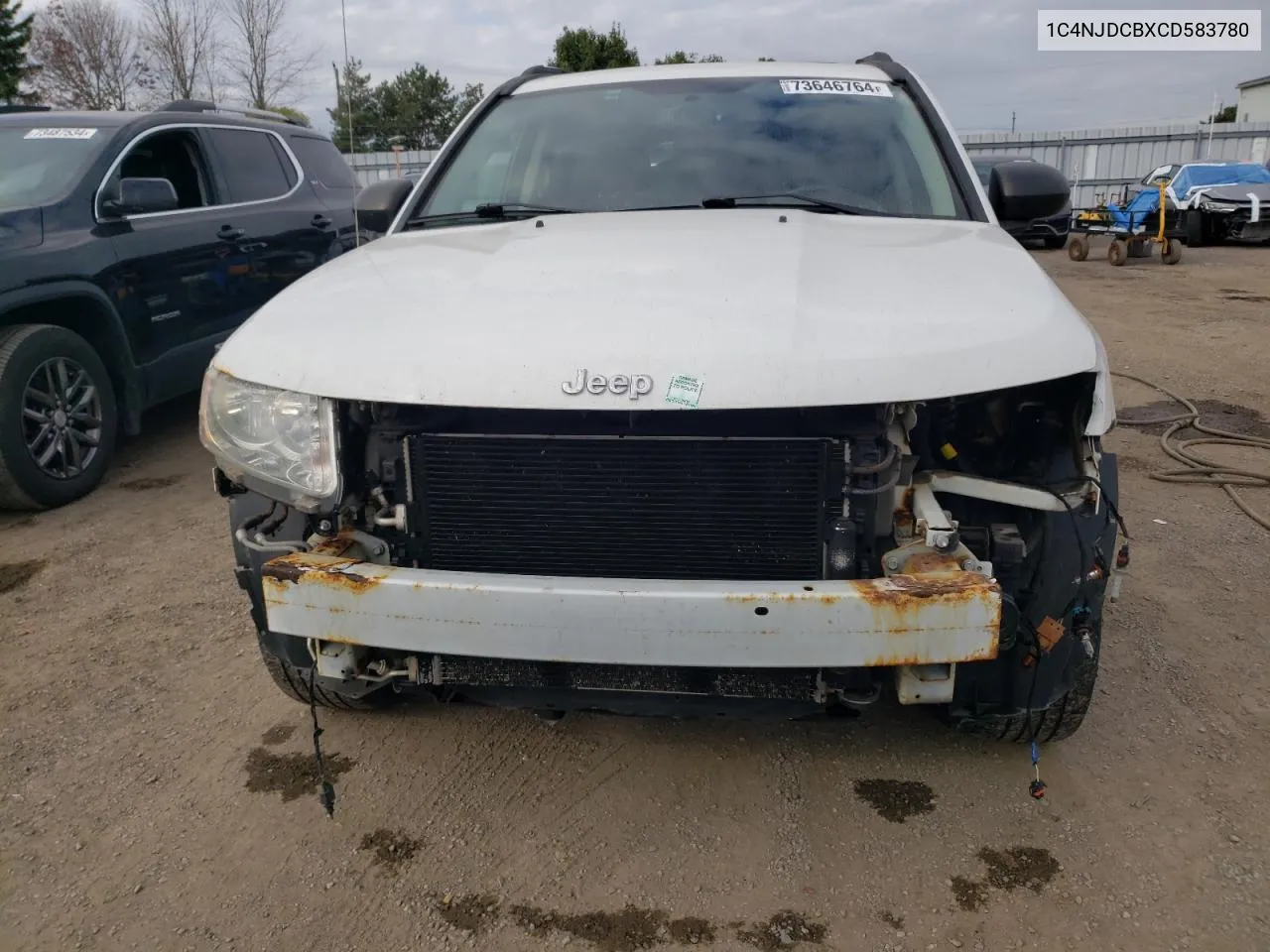 2012 Jeep Compass Limited VIN: 1C4NJDCBXCD583780 Lot: 73646764