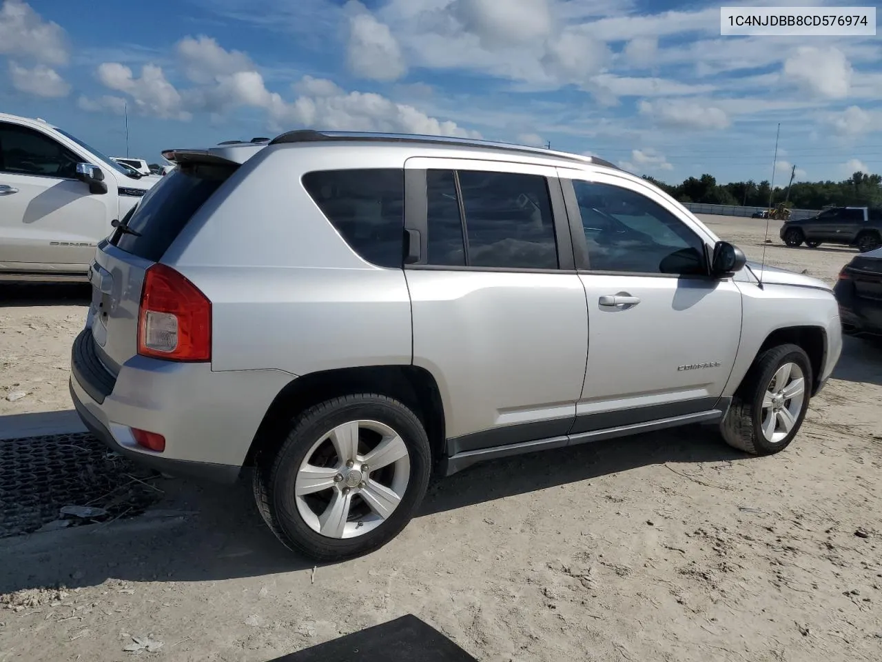 2012 Jeep Compass Sport VIN: 1C4NJDBB8CD576974 Lot: 73875004