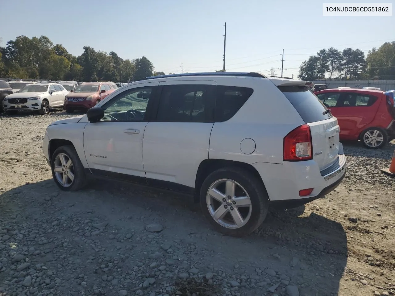 2012 Jeep Compass Limited VIN: 1C4NJDCB6CD551862 Lot: 74250984