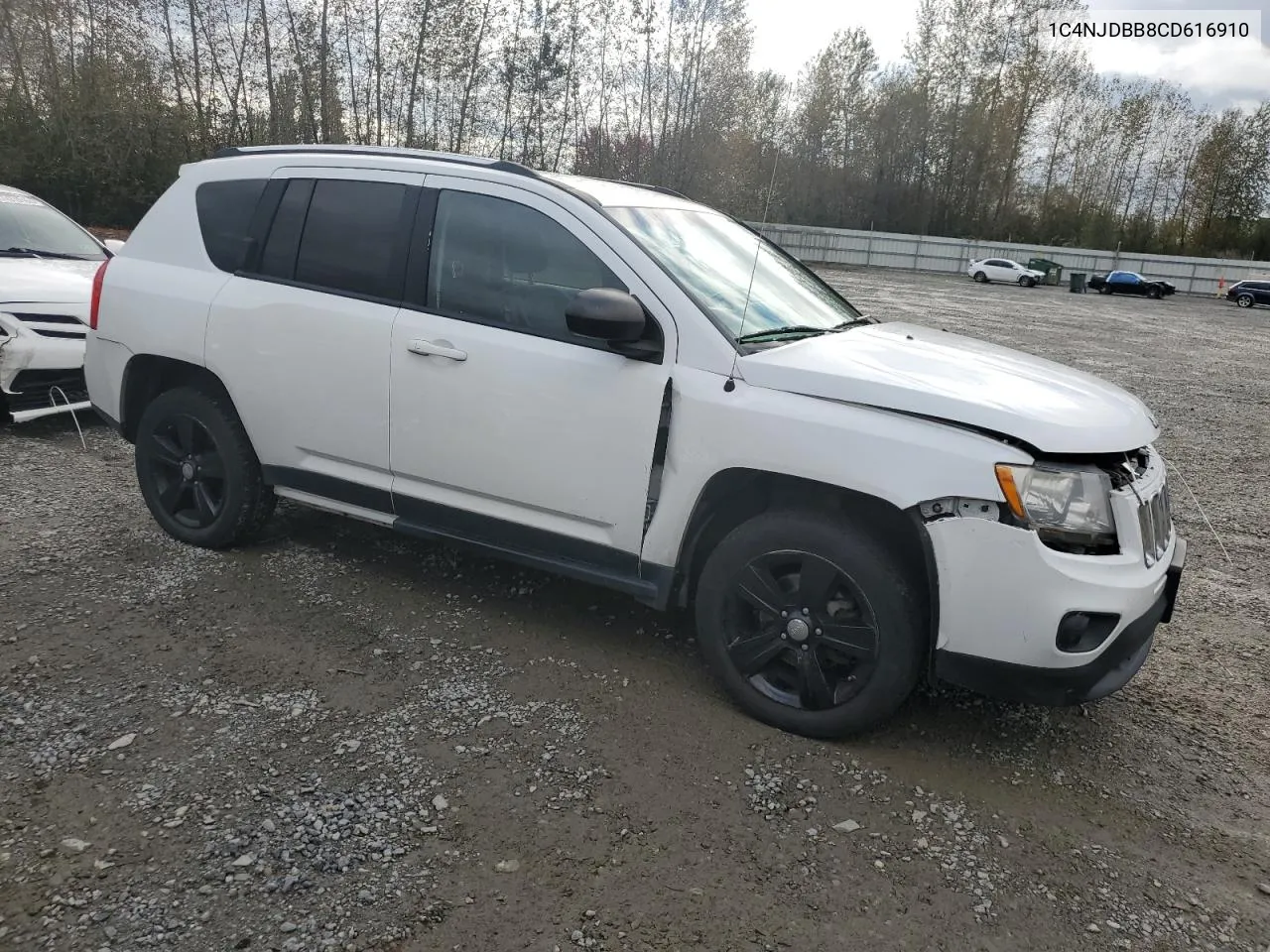 2012 Jeep Compass Sport VIN: 1C4NJDBB8CD616910 Lot: 74309324