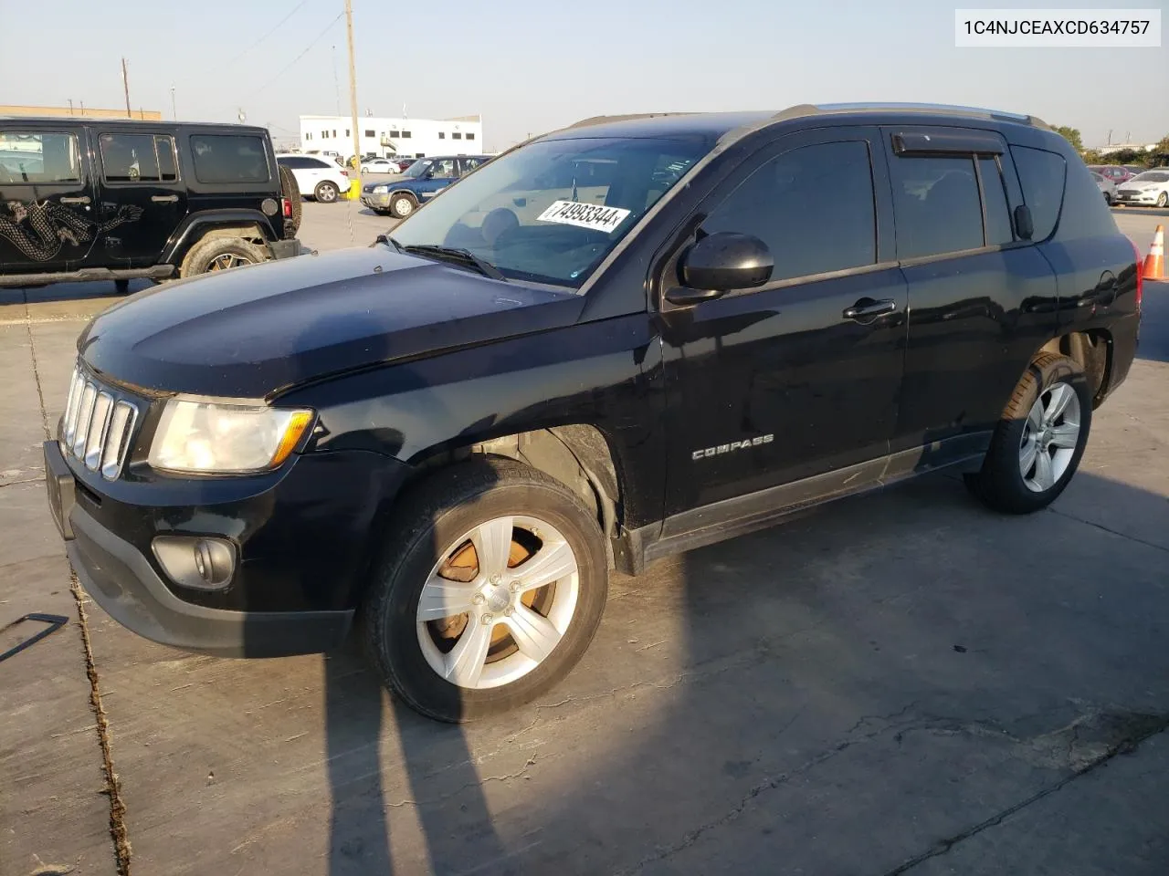 1C4NJCEAXCD634757 2012 Jeep Compass Latitude