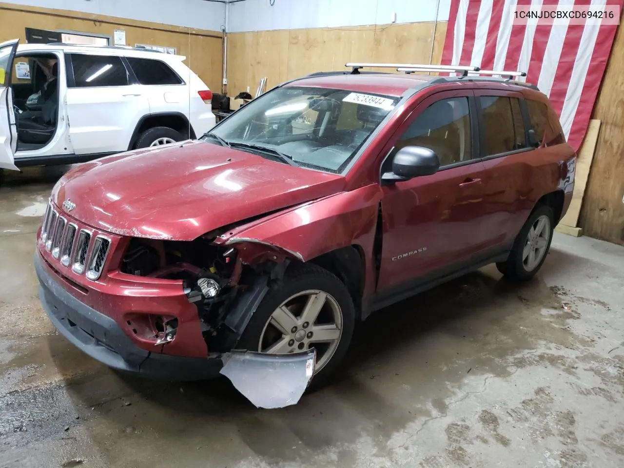 2012 Jeep Compass Limited VIN: 1C4NJDCBXCD694216 Lot: 75233944