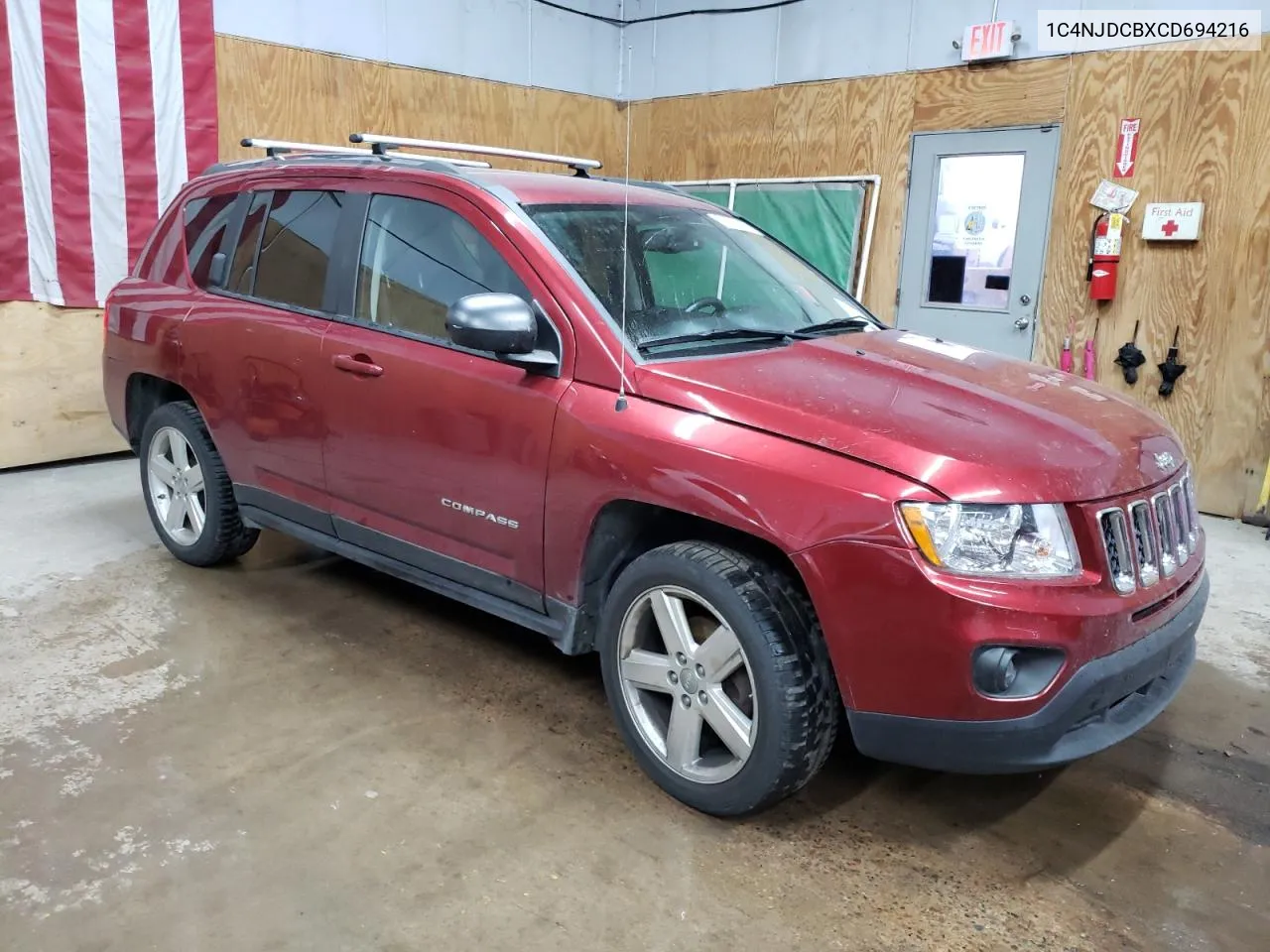 2012 Jeep Compass Limited VIN: 1C4NJDCBXCD694216 Lot: 75233944