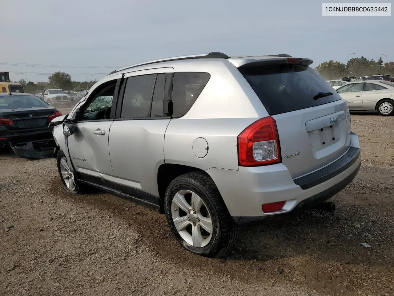 2012 Jeep Compass Sport VIN: 1C4NJDBB8CD635442 Lot: 75344234