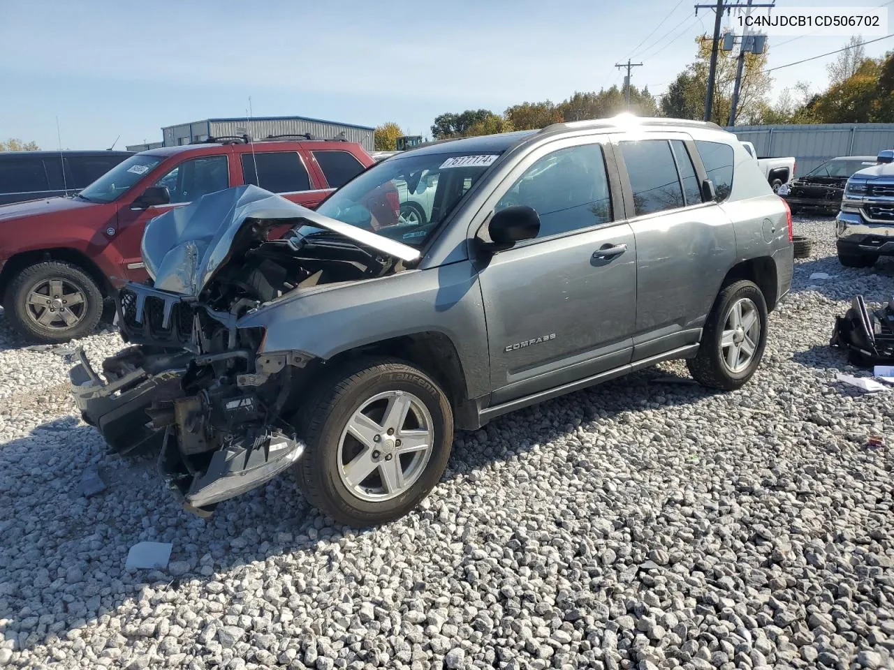 2012 Jeep Compass Limited VIN: 1C4NJDCB1CD506702 Lot: 76177174