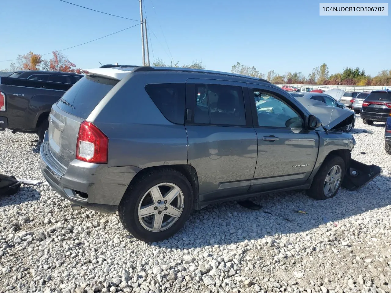 2012 Jeep Compass Limited VIN: 1C4NJDCB1CD506702 Lot: 76177174