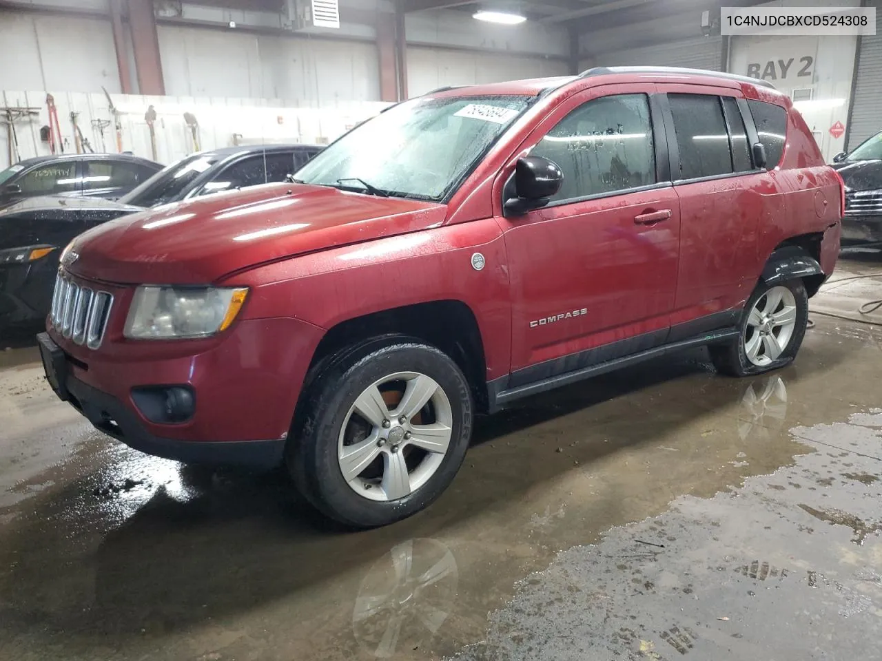 2012 Jeep Compass Limited VIN: 1C4NJDCBXCD524308 Lot: 76348694