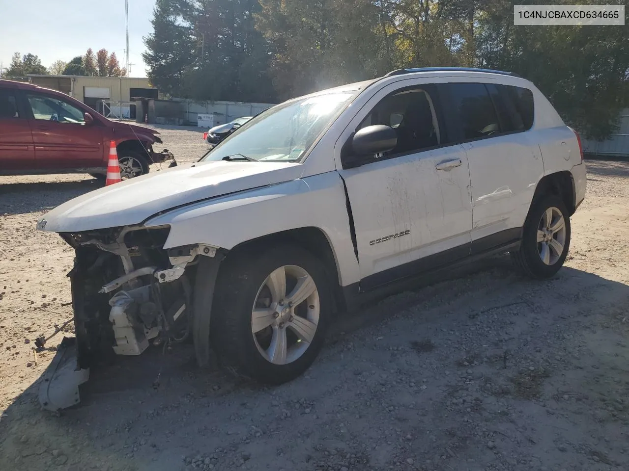 2012 Jeep Compass Sport VIN: 1C4NJCBAXCD634665 Lot: 76838754