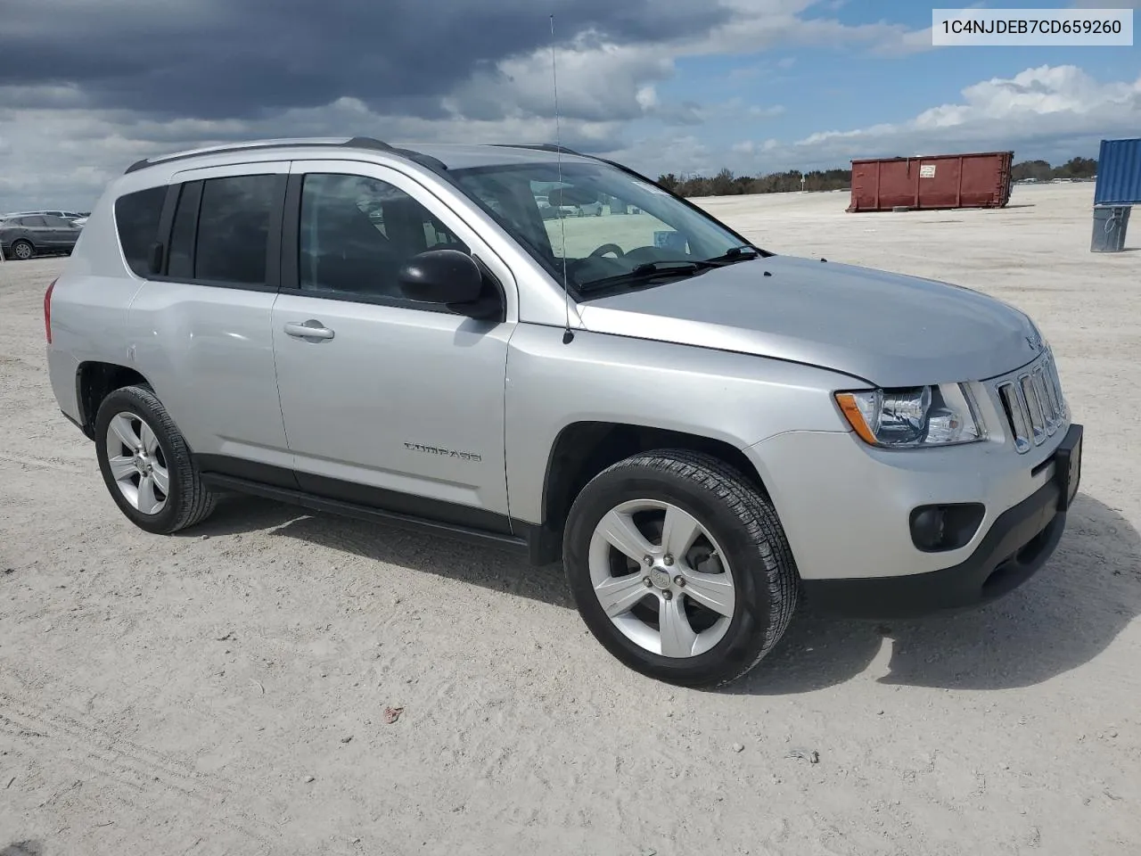 2012 Jeep Compass Latitude VIN: 1C4NJDEB7CD659260 Lot: 77037694