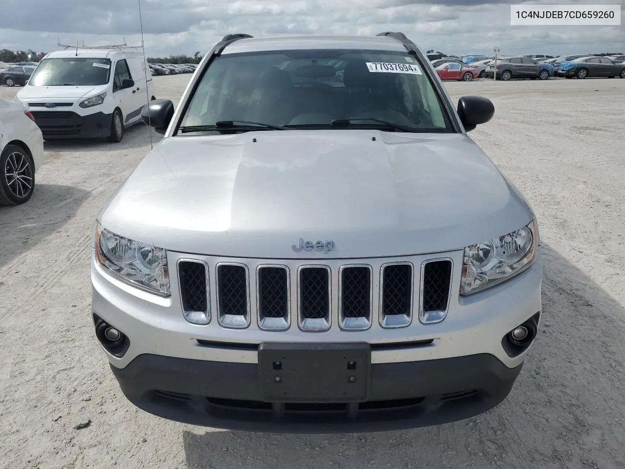 2012 Jeep Compass Latitude VIN: 1C4NJDEB7CD659260 Lot: 77037694