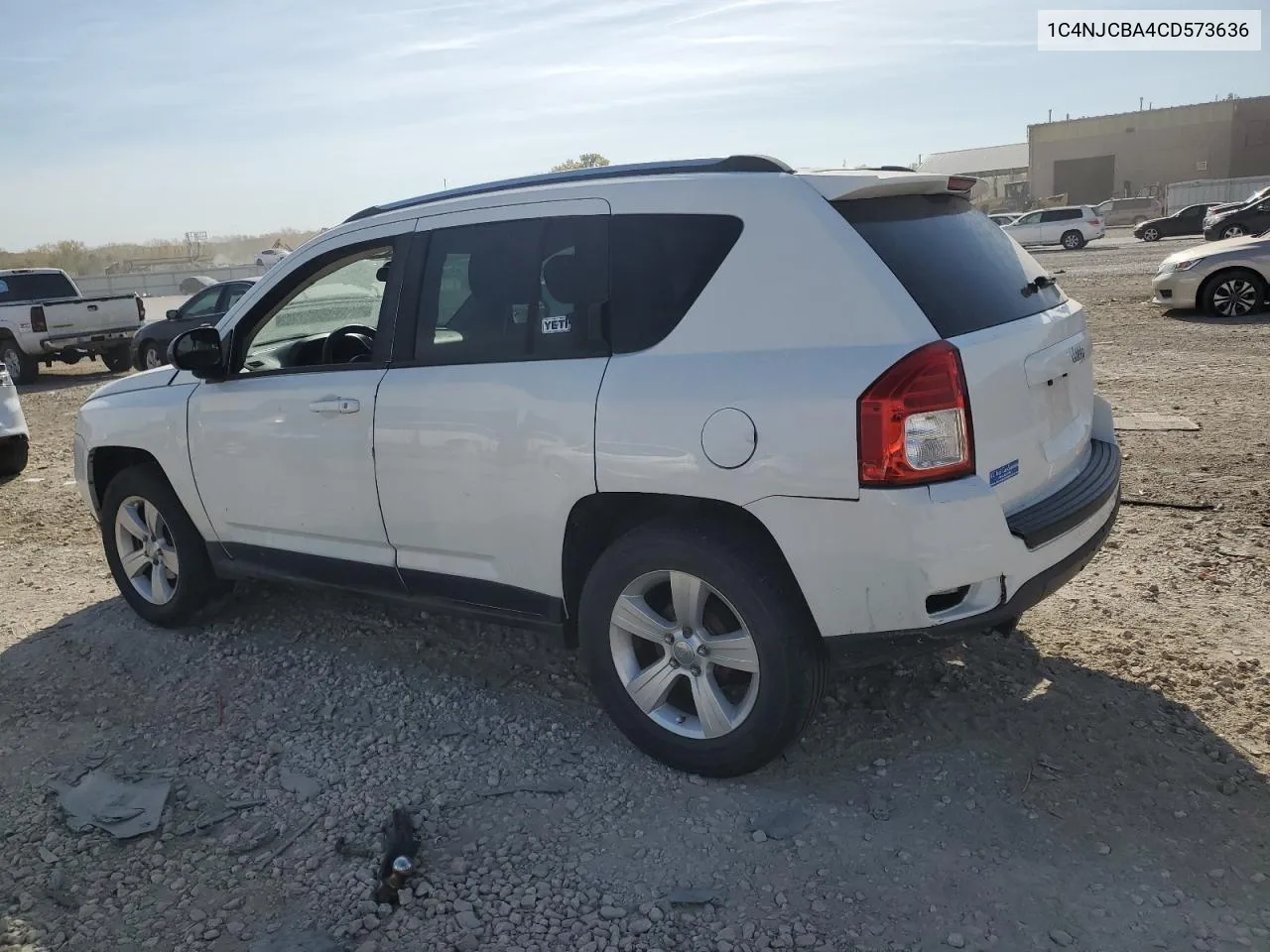 2012 Jeep Compass Sport VIN: 1C4NJCBA4CD573636 Lot: 77125934