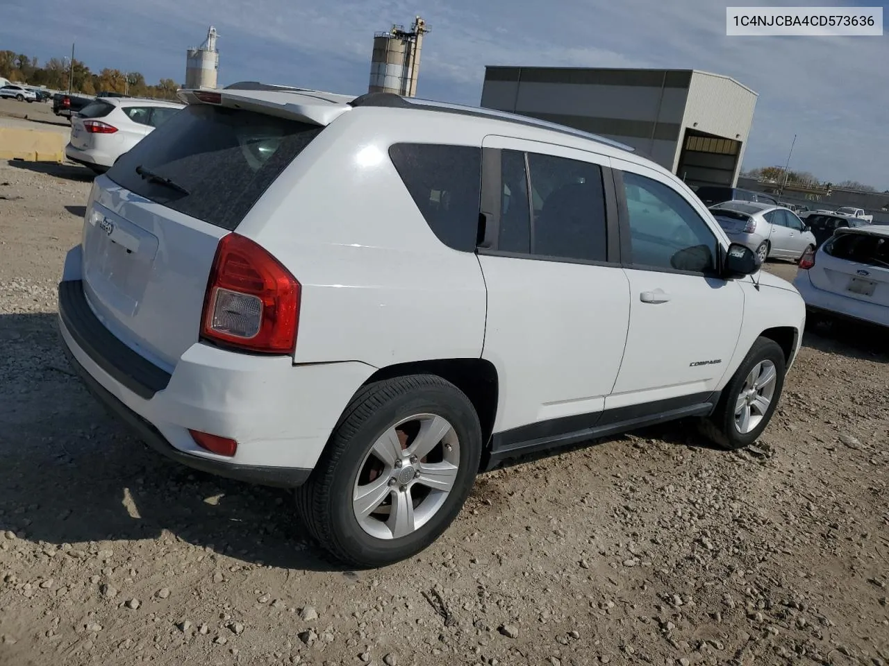 2012 Jeep Compass Sport VIN: 1C4NJCBA4CD573636 Lot: 77125934