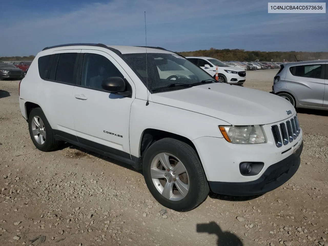 2012 Jeep Compass Sport VIN: 1C4NJCBA4CD573636 Lot: 77125934