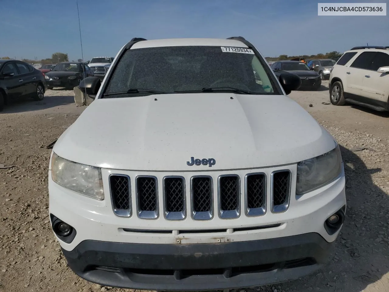 2012 Jeep Compass Sport VIN: 1C4NJCBA4CD573636 Lot: 77125934