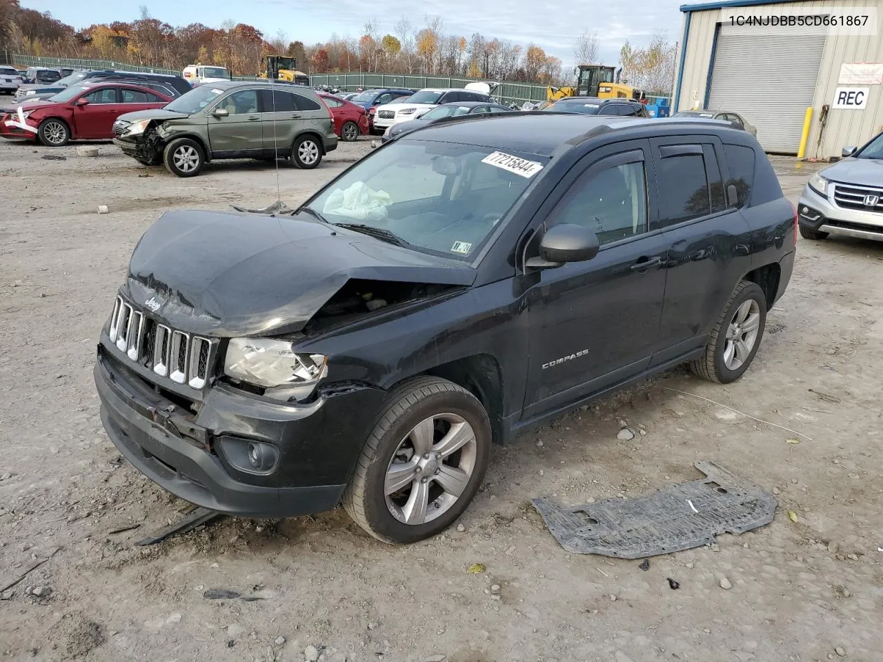 1C4NJDBB5CD661867 2012 Jeep Compass Sport