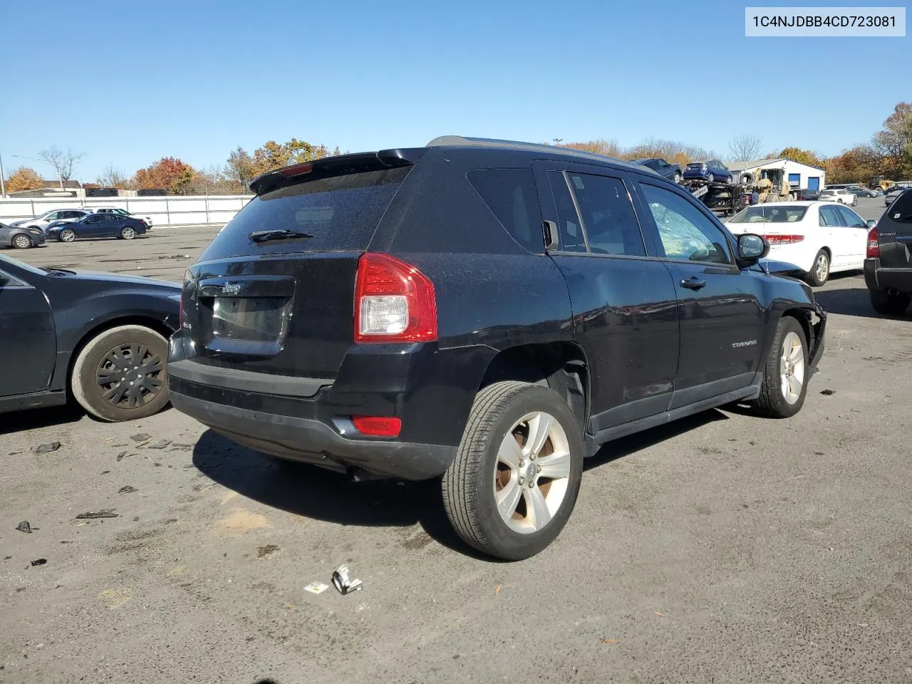 2012 Jeep Compass Sport VIN: 1C4NJDBB4CD723081 Lot: 77533434