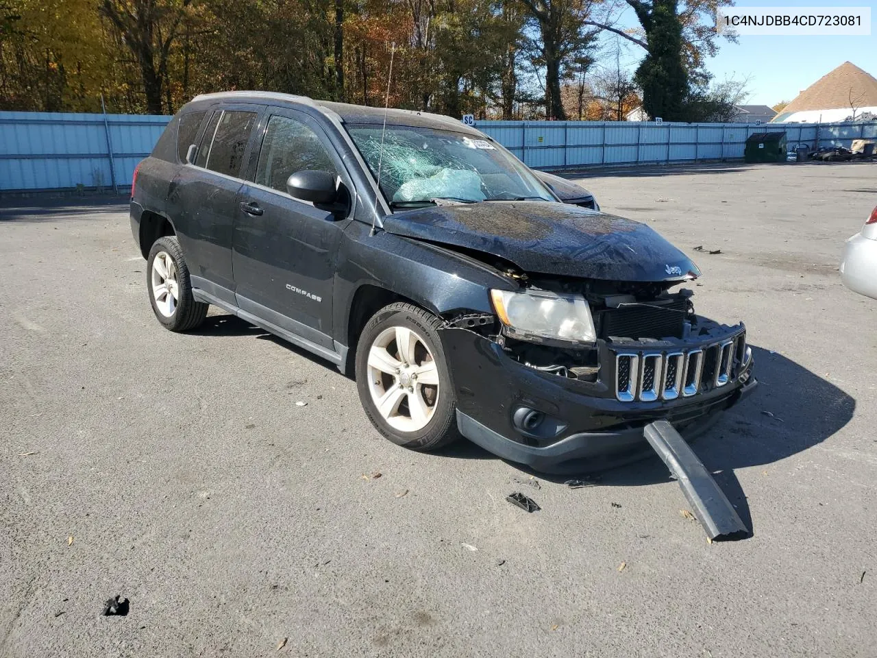 2012 Jeep Compass Sport VIN: 1C4NJDBB4CD723081 Lot: 77533434