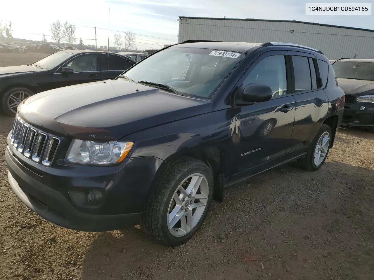 2012 Jeep Compass Limited VIN: 1C4NJDCB1CD594165 Lot: 77990114