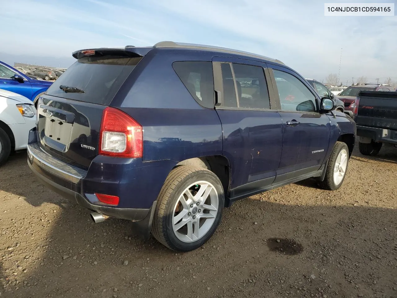 2012 Jeep Compass Limited VIN: 1C4NJDCB1CD594165 Lot: 77990114