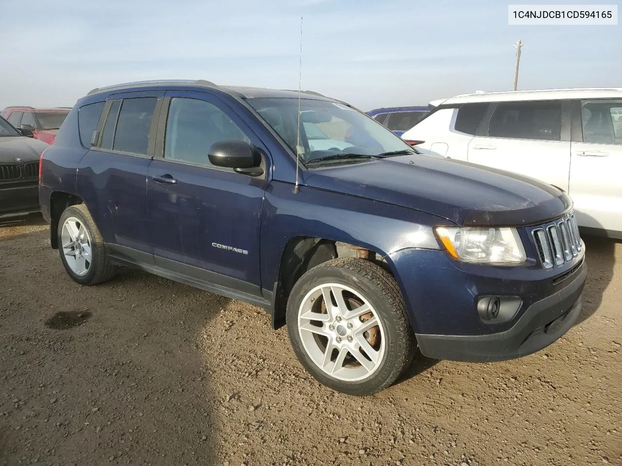 2012 Jeep Compass Limited VIN: 1C4NJDCB1CD594165 Lot: 77990114