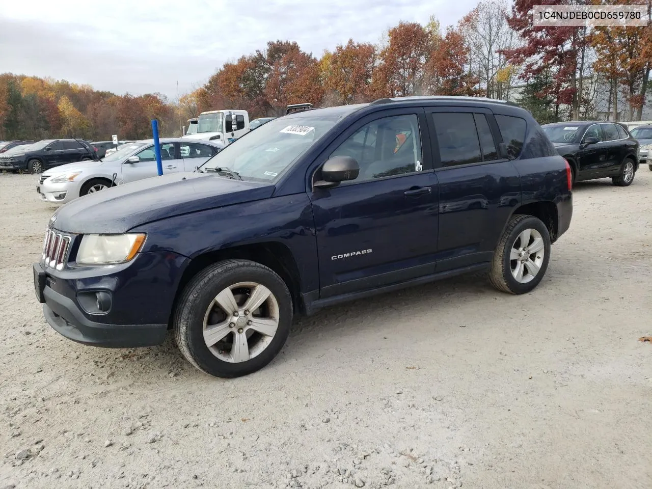 2012 Jeep Compass Latitude VIN: 1C4NJDEB0CD659780 Lot: 78302904