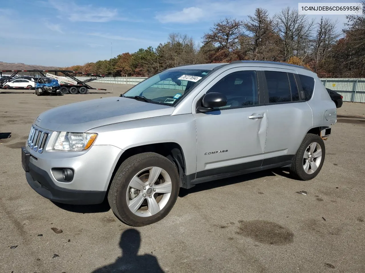 2012 Jeep Compass Latitude VIN: 1C4NJDEB6CD659556 Lot: 78727694