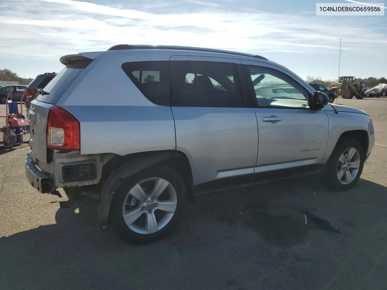 2012 Jeep Compass Latitude VIN: 1C4NJDEB6CD659556 Lot: 78727694