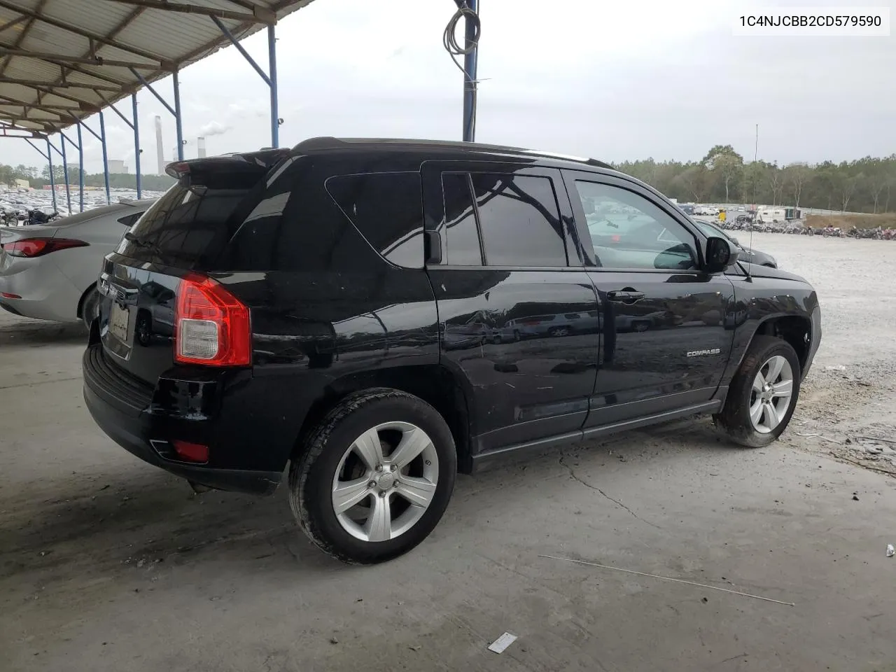 2012 Jeep Compass Sport VIN: 1C4NJCBB2CD579590 Lot: 78757184