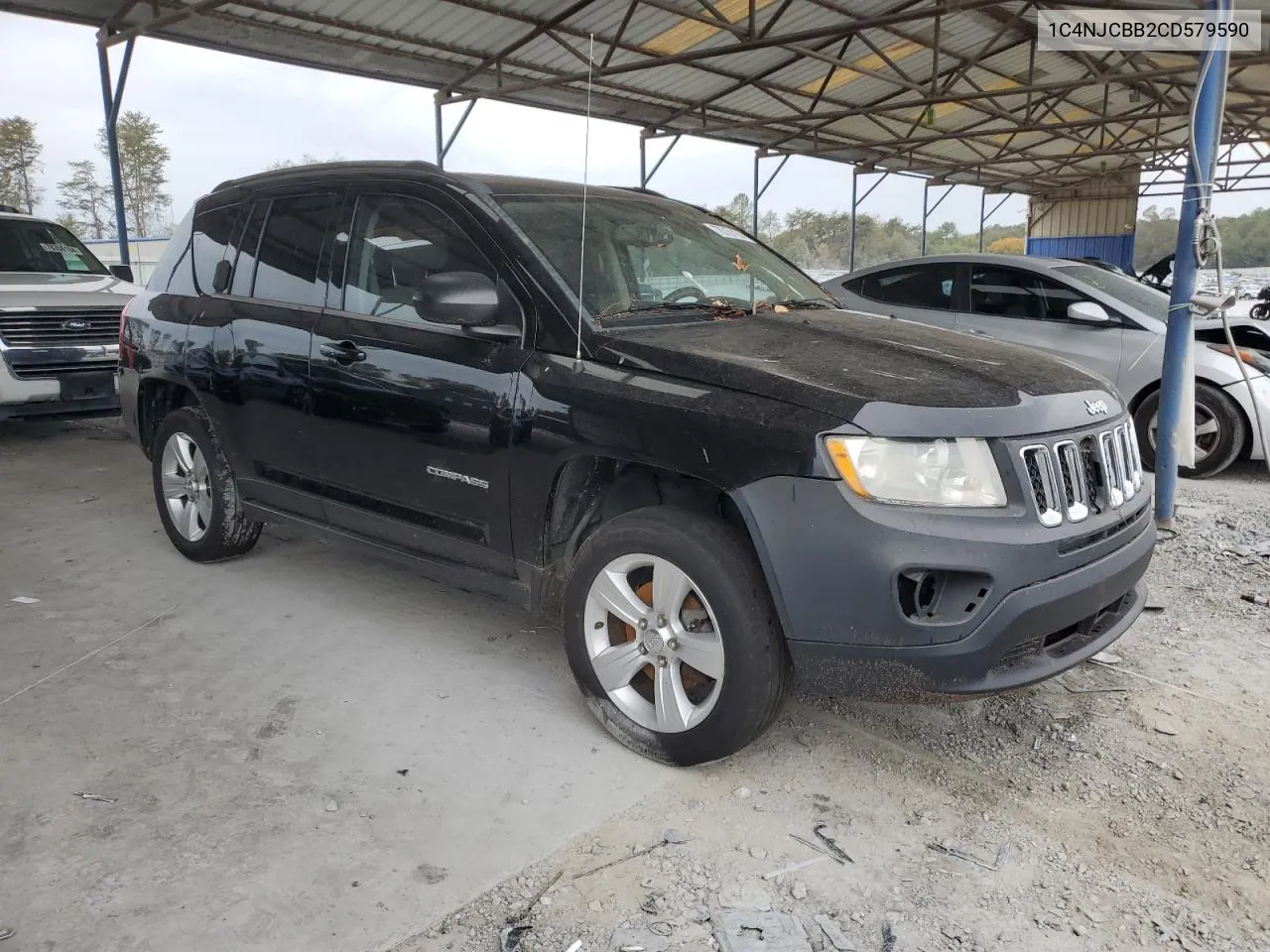 2012 Jeep Compass Sport VIN: 1C4NJCBB2CD579590 Lot: 78757184