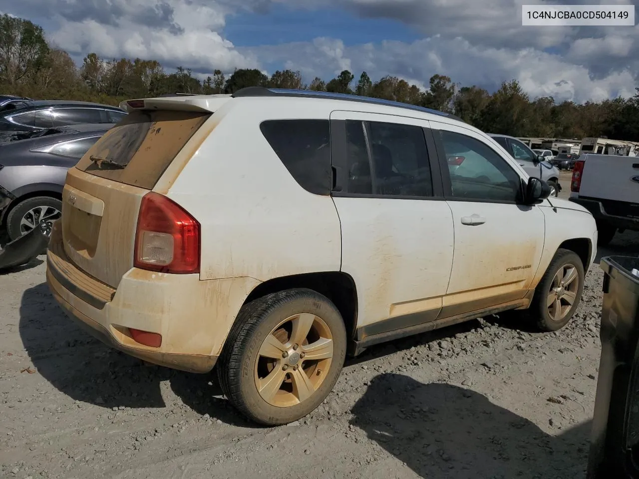 2012 Jeep Compass Sport VIN: 1C4NJCBA0CD504149 Lot: 78801414