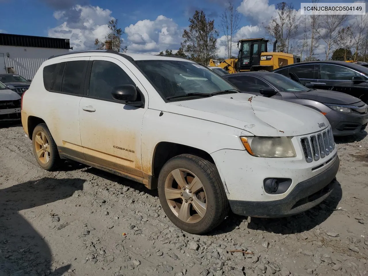 2012 Jeep Compass Sport VIN: 1C4NJCBA0CD504149 Lot: 78801414