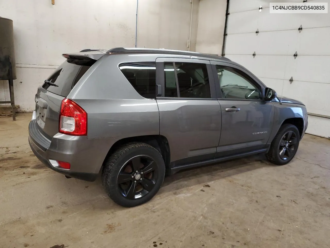 1C4NJCBB9CD540835 2012 Jeep Compass Sport