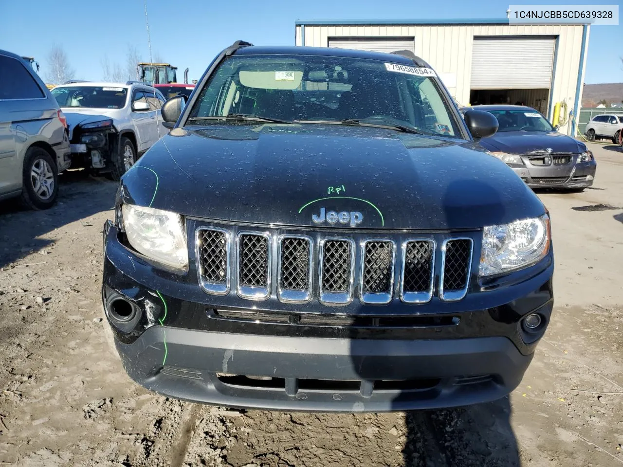 2012 Jeep Compass Sport VIN: 1C4NJCBB5CD639328 Lot: 79658854