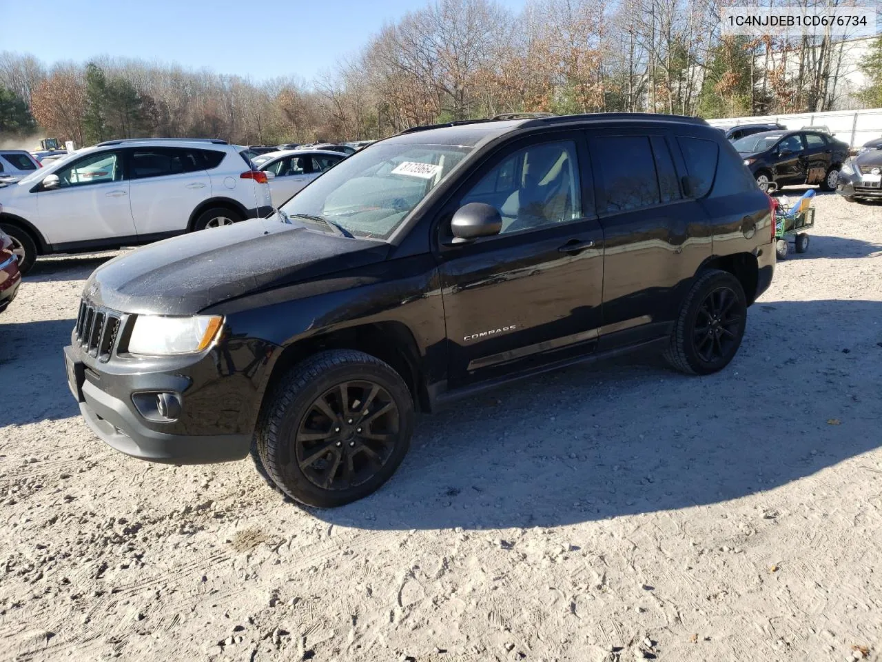 2012 Jeep Compass Latitude VIN: 1C4NJDEB1CD676734 Lot: 81739664