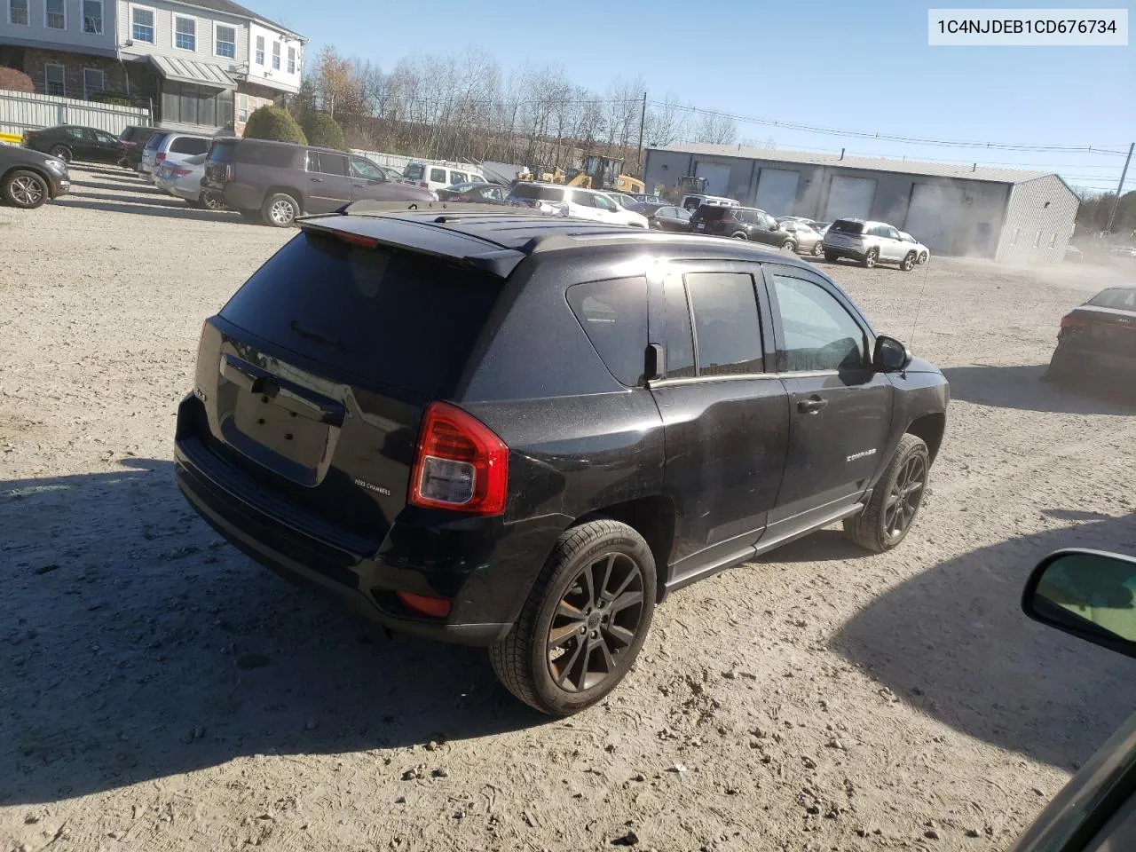 2012 Jeep Compass Latitude VIN: 1C4NJDEB1CD676734 Lot: 81739664