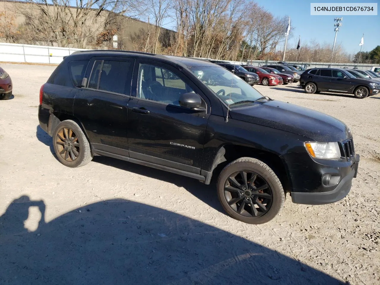 2012 Jeep Compass Latitude VIN: 1C4NJDEB1CD676734 Lot: 81739664