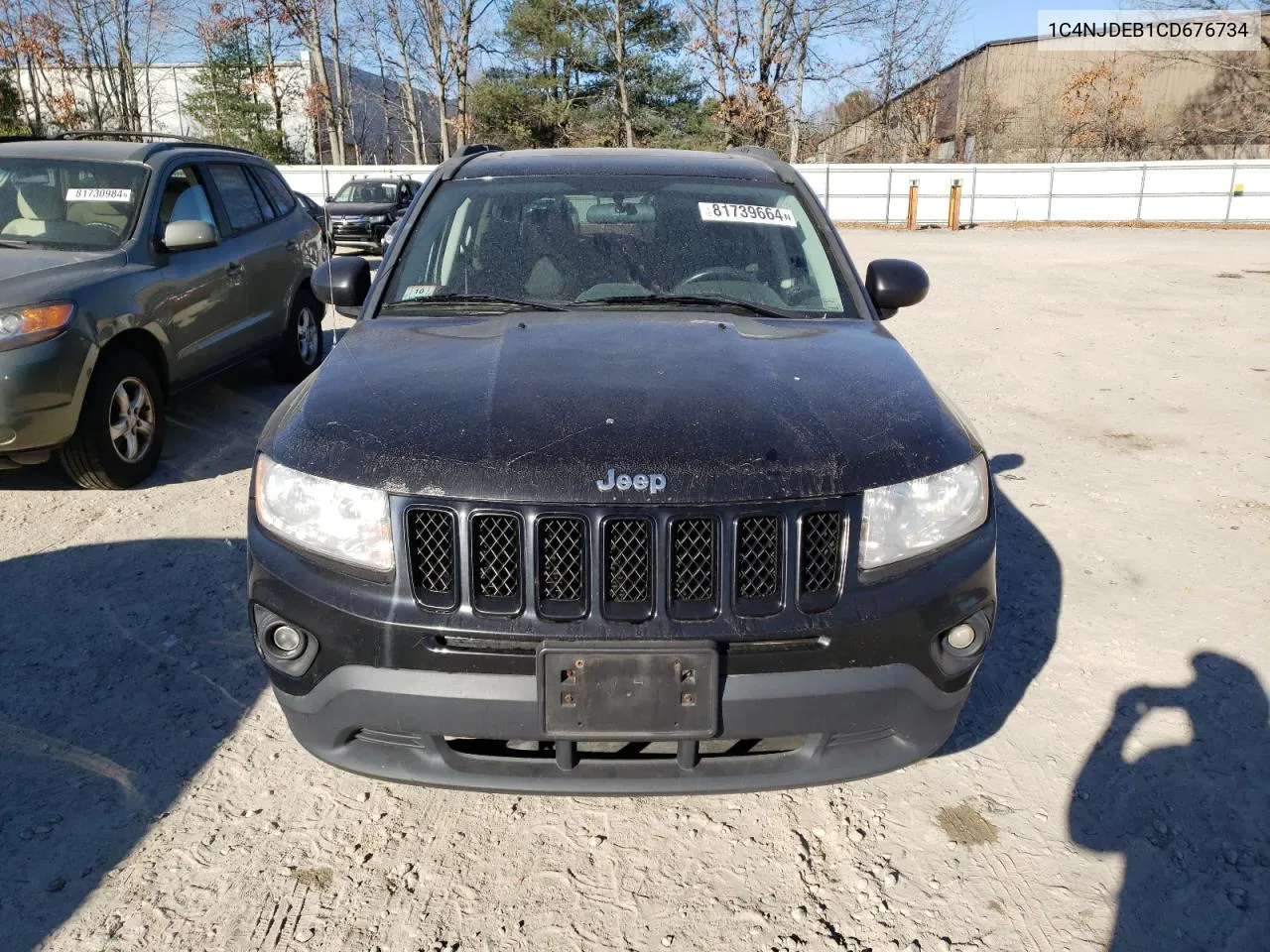 2012 Jeep Compass Latitude VIN: 1C4NJDEB1CD676734 Lot: 81739664