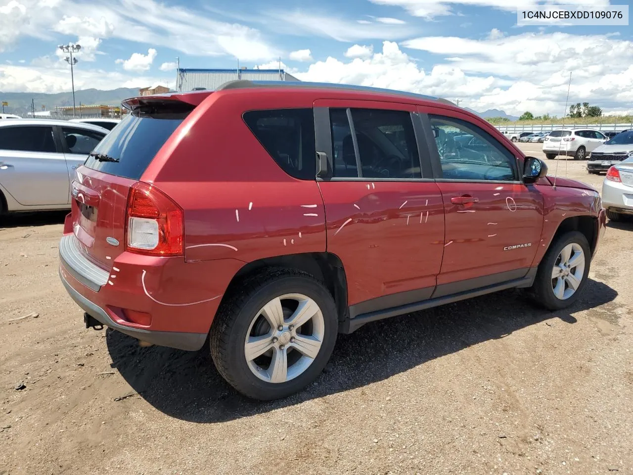 2013 Jeep Compass Latitude VIN: 1C4NJCEBXDD109076 Lot: 66572694