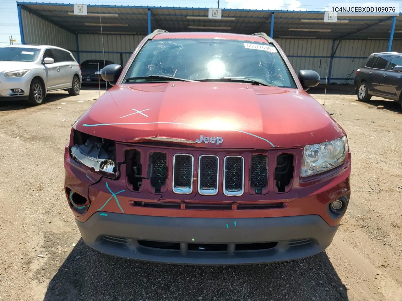 1C4NJCEBXDD109076 2013 Jeep Compass Latitude