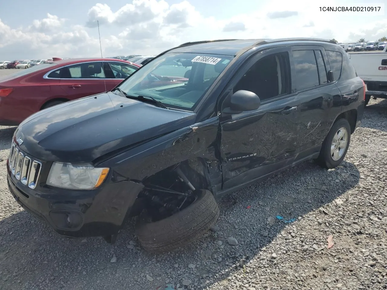 2013 Jeep Compass Sport VIN: 1C4NJCBA4DD210917 Lot: 67858714